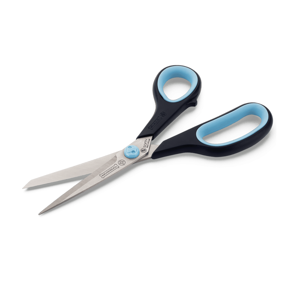 Tesoura Mundial Cushion Soft 1860m-8 1/2 Azul 1 1860azul
