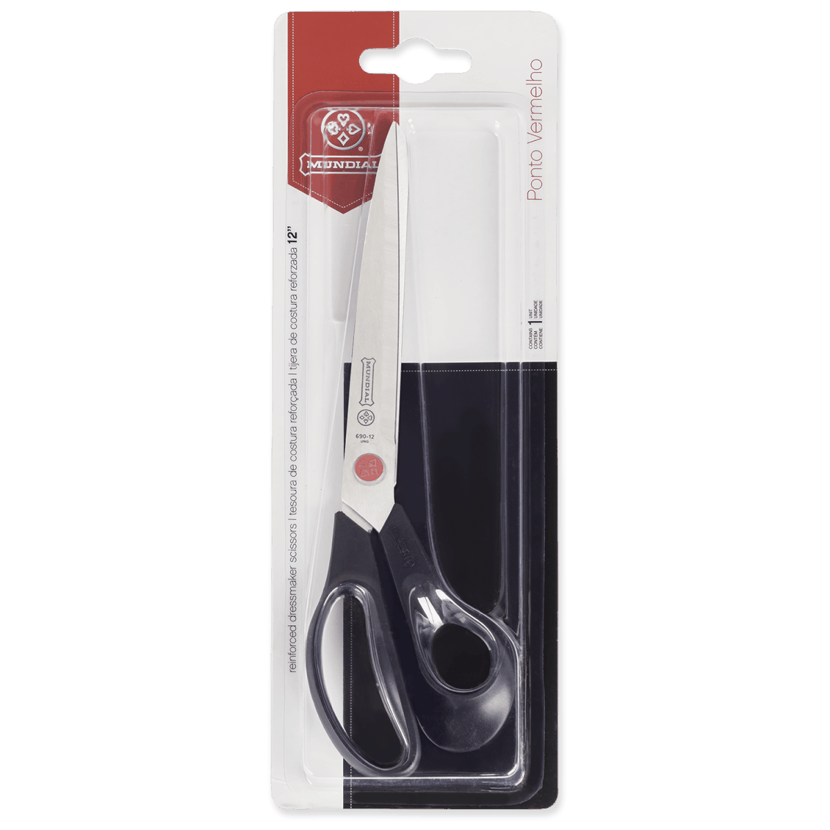 Tesoura Mundial Costura 690n-12 Ponto Vermelho 3 690 12 1