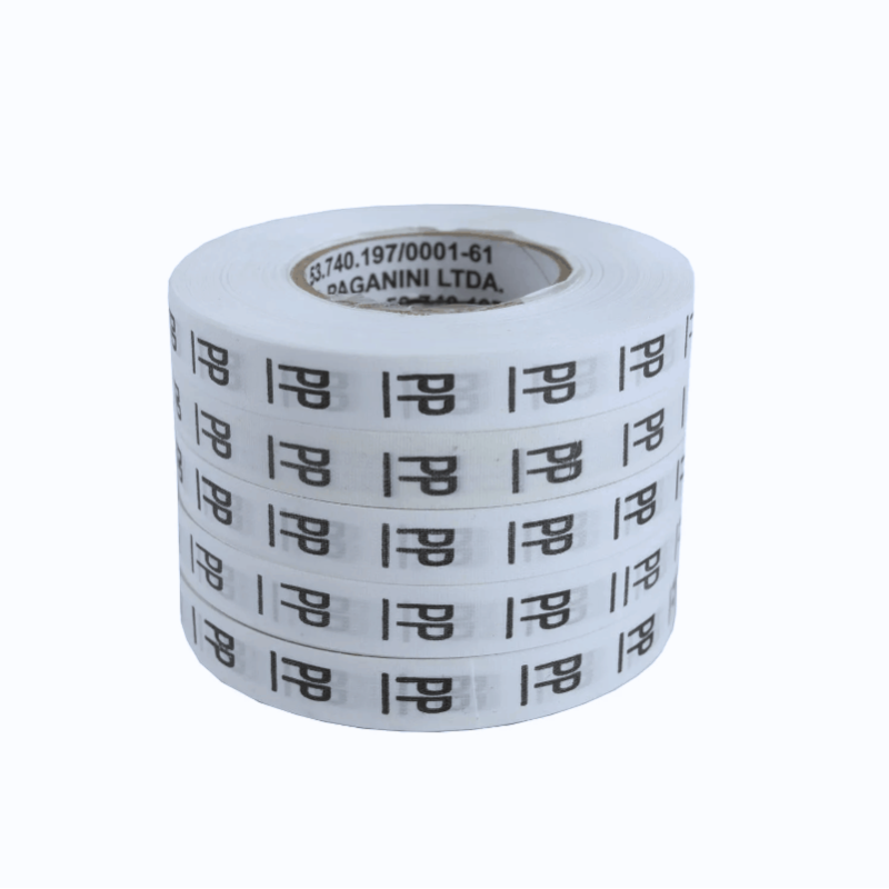 Etiqueta de Tecido Estampada Tamanho Pp - 1 Rl 1 NylonPP 1