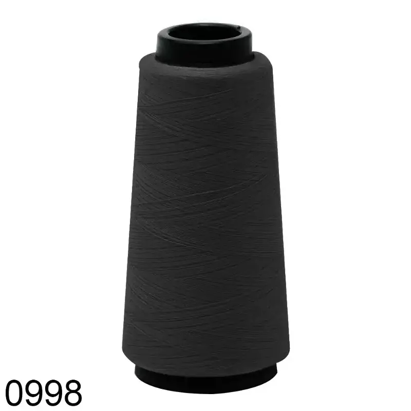 Linha para Costura Sancris 120 com 2.000 Jardas 0998 - Preto 1 120 998