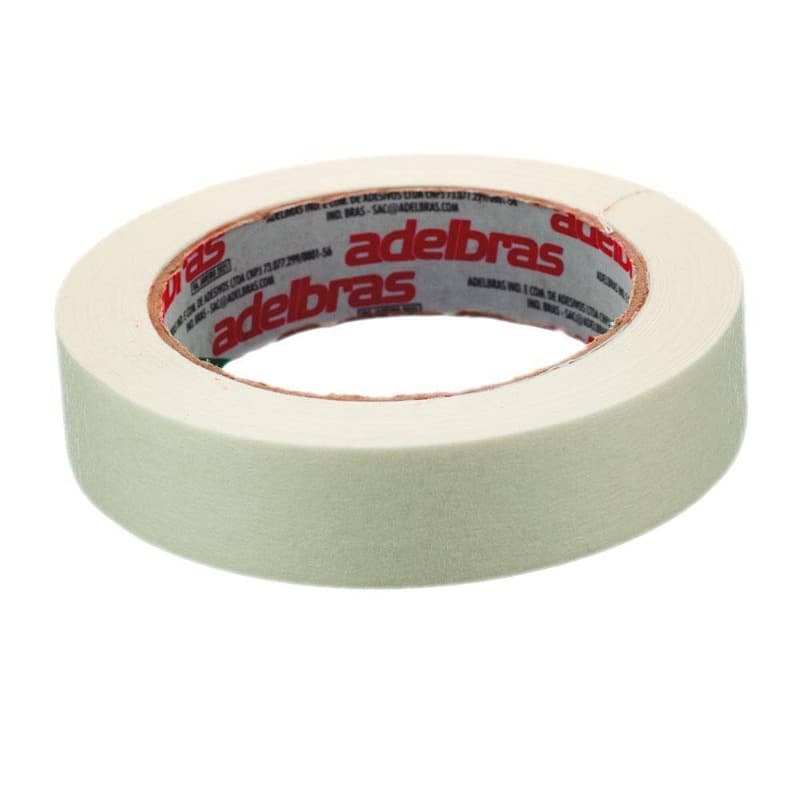 Fita Mask Crepe 710 - 18mm X 50metros Adelbras - Unidade 1 275 1